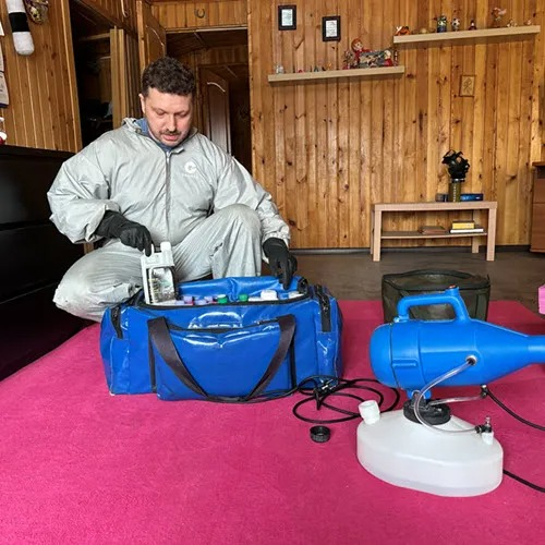 ФОТО Полное удаление ртути в помещениях в Богатых Сабах